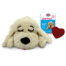 Snuggle Puppy ™ Dog Toy With Heart Beat and Heat Pad (Golden)
