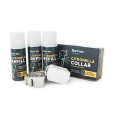 Barktec Rechargeable Sound & Citronella Spray Collar Ultimate Kit