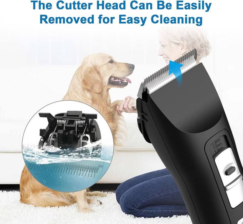 Pet Clippers 2-Speed Cordless Pet Hair Grooming Clipper Turbo
