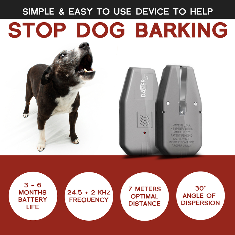 Key features of the DAZER II™ Ultrasonic Dog Anti Barking Device