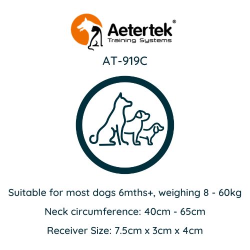 Aetertek collar size and suitability