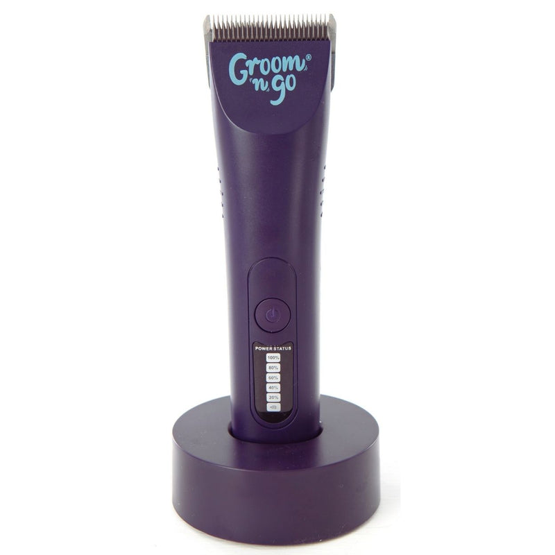 Groom n Go Ace Professional Clippers on charger
