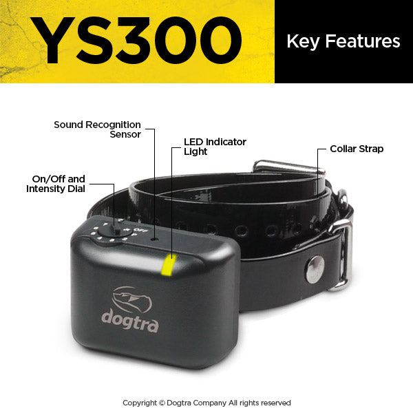 dogtra ys300 anti bark collar key features