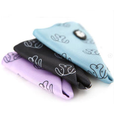 PuppCo Bandanas in Teal, Black and Lilac