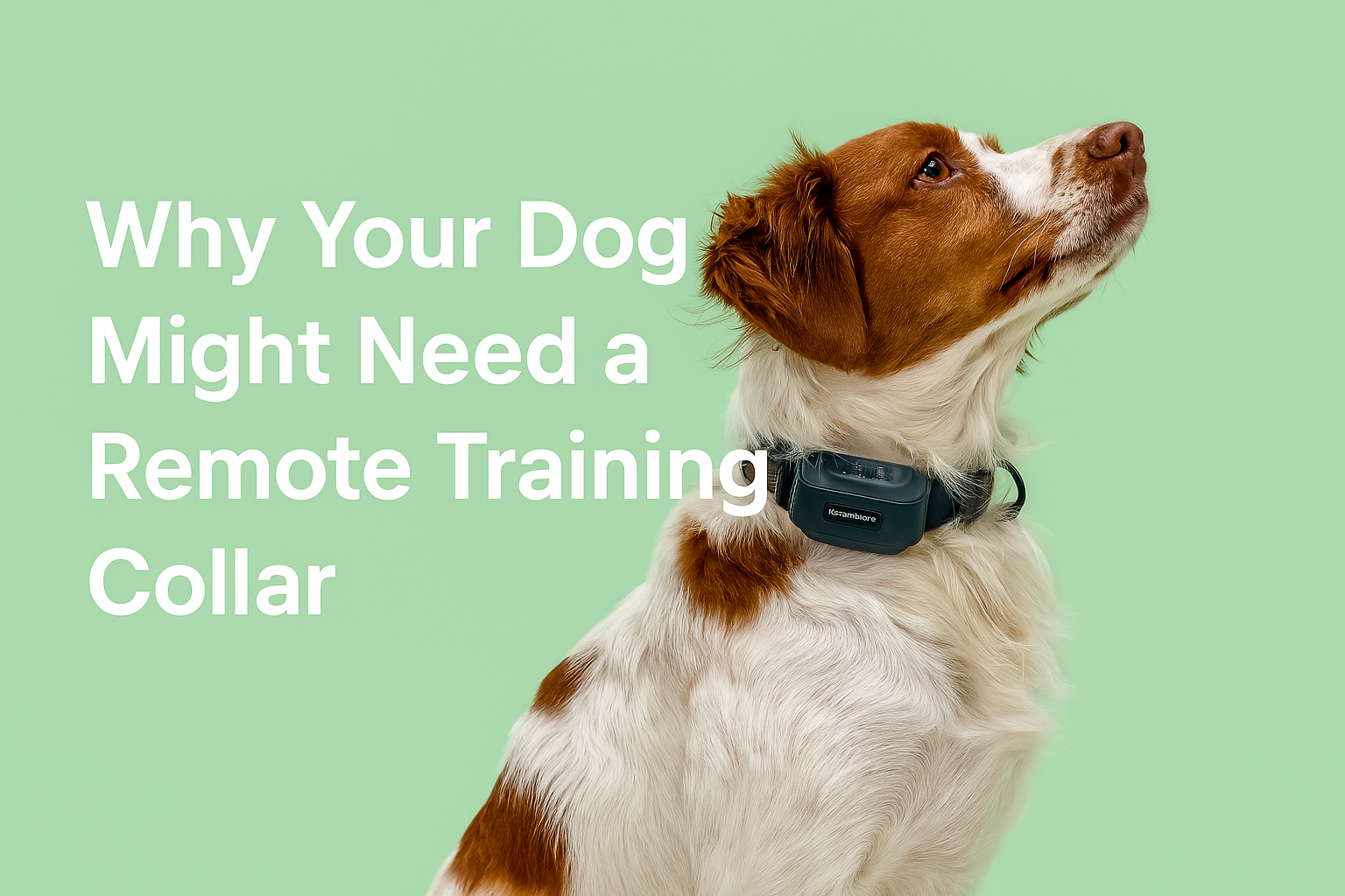 Why Your Dog Might Need a Remote Training Collar | eDog Training Tips