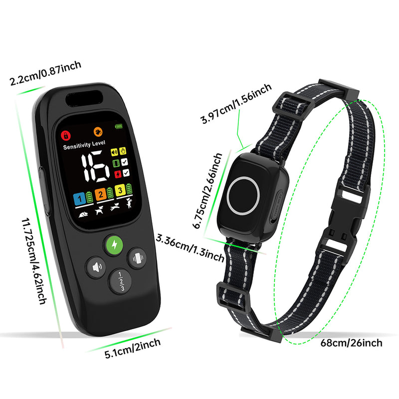 Barktec 2-in-1 Anti-Bark and Remote Training Collar