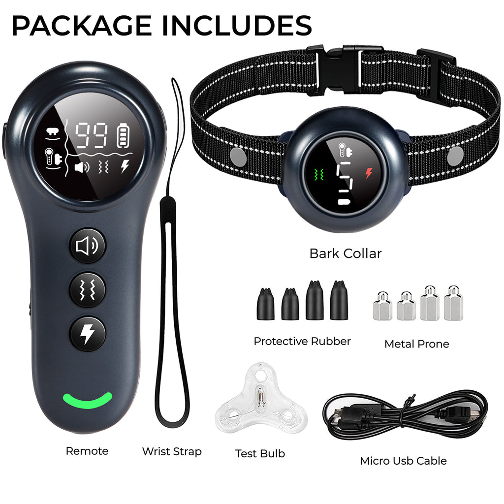 Houndware 2in1 Pro AntiBark & Remote Training Collar eDog AU