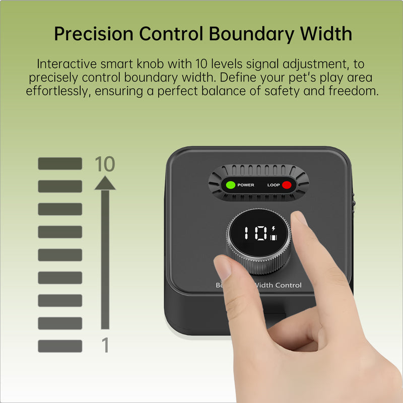 Barktec Advanced Hidden Electric Dog Fence - covers up to 100 acres