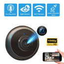 Pet owner using a smartphone app to access the Mini Magnetic Wi-Fi Pet Camera - Real-time video streaming and two-way audio.