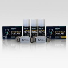 Barktec Rechargeable Sound & Citronella Spray Collar for 2 Dogs