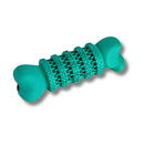 Close-up of the textured surface on the Rubber Dental Bone, designed to clean teeth and massage gums during chewing