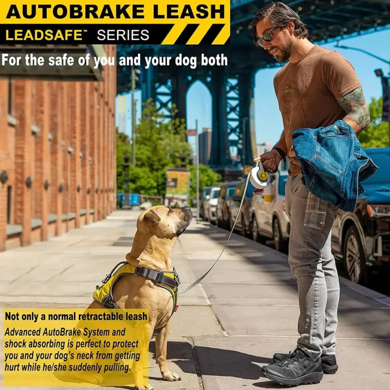 Barktec Anti-pulling ABS Autobrake Dog Leash (5-50kg)