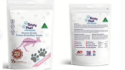 Freezy Paws Freeze Dried Kangaroo Meat Treats 80g