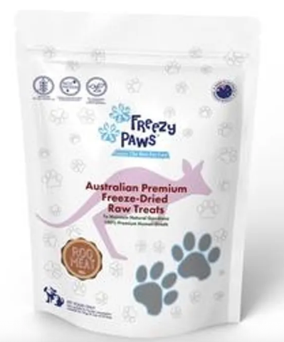 Freezy Paws Freeze Dried Kangaroo Meat Treats 80g