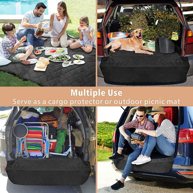 Waterproof Pet Cargo SUV Cover with Extended Flap 