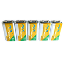 High-performance 9V Alkaline Battery (5 Pack)
