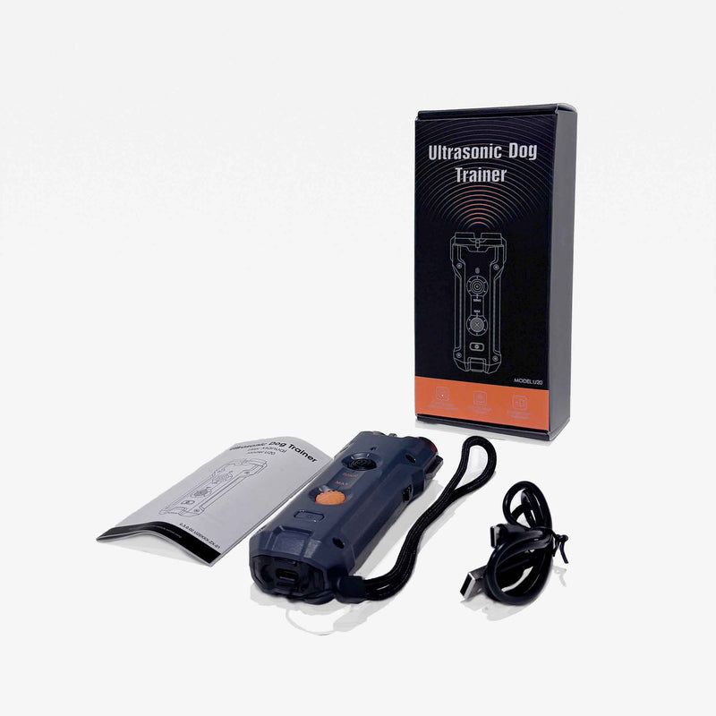 Upgrade Mini Ultrasonic Anti Barking Device - Sonic Dog Bark Deterrent, Universal Fit