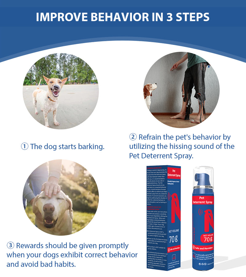  Pet Instructor for Dog Training highlighting  improve behavior in 3 Steps
