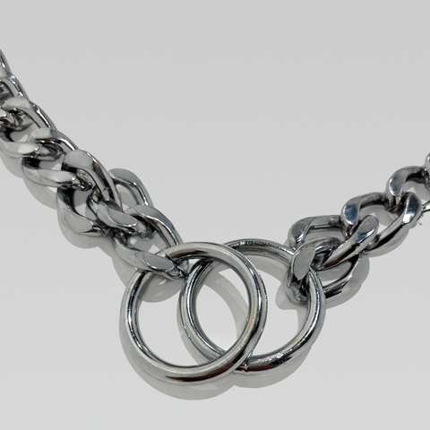 Dog Chain Collar Training Collar for M L Size Dogs eDog