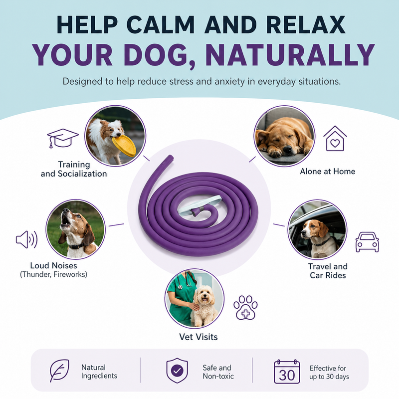Calming Collar for Dogs | Dog Anxiety Relief | eDog AU