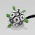 Interactive Dog Soccer Ball With Tabs - Large - alternate view