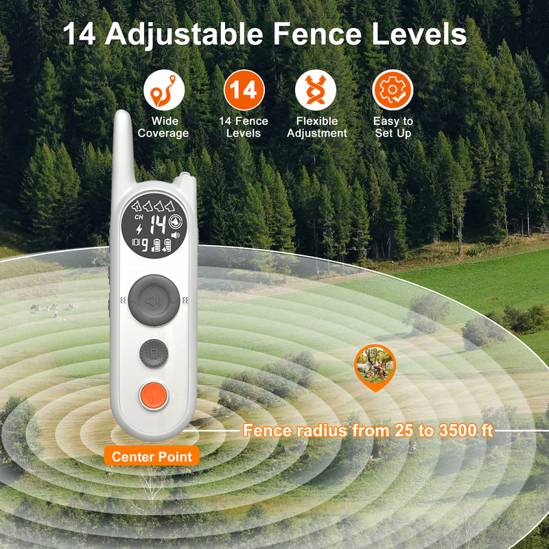 Houndware BoundWise Pro - 2-in-1 Wireless Dog Fence & Training Kit