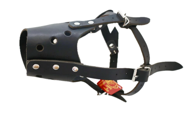 Barktec Anti barking Leather Dog Muzzle Training eDog
