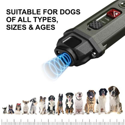 Barktec BTU10 Handheld Ultrasonic Dog Training Anti-Bark Device