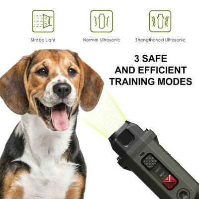 Barktec BTU10 Handheld Ultrasonic Dog Training Anti-Bark Device