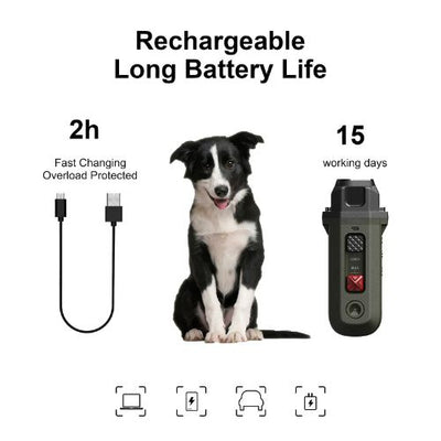 Barktec Ultrasonic Dog Training Anti-Bark Device eDog Australia