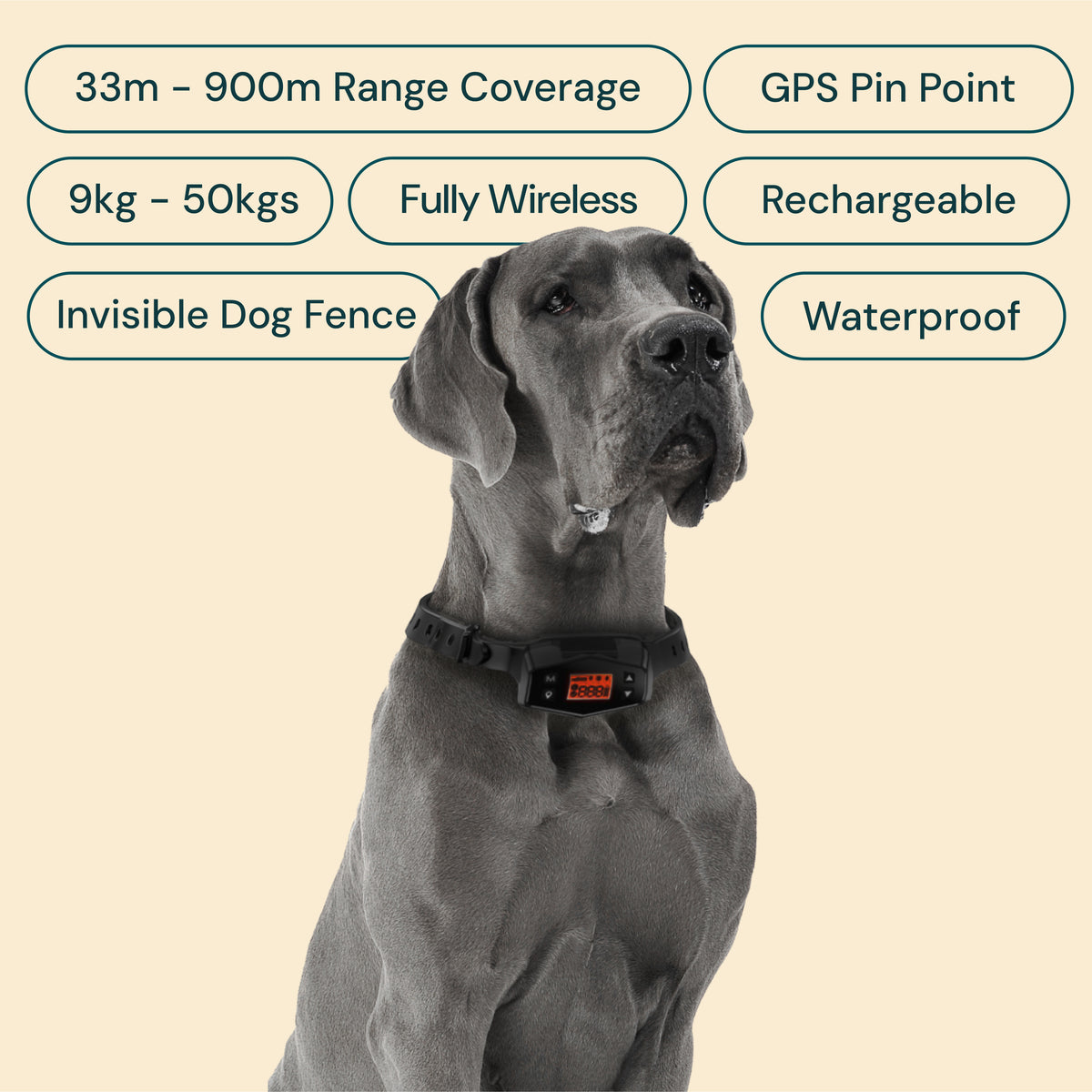 Outdoor Wireless GPS Dog Fence eFence eDog Australia