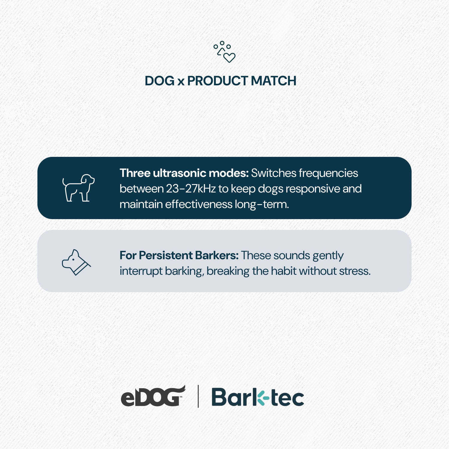 Barktec Ultrasonic Bark Control Pro | Dog Training | eDog
