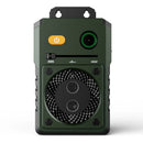 Close-up of the Barktec ultrasonic device, highlighting its sleek design and easy-to-use controls for reducing excessive barking