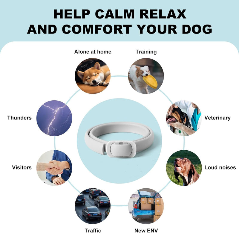 Purple Dog Anxiety Calming Collar - 2 pack