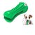 Crocodile Dog Chew Toy on a white background - Green, durable toy designed to resemble a crocodile for dog chewing fun. - alternate view