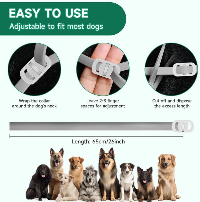 Grey Pest Repellent Collar - 2 pack