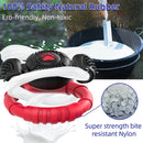 Ultra Durable Steering Wheel Dog Toy being tossed in the air - Ideal for games of fetch and interactive play