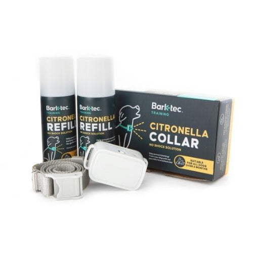 Barktec Rechargeable Sound & Citronella Spray Collar Ultimate Kit