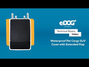 Waterproof Pet Cargo SUV Cover with Extended Flap 