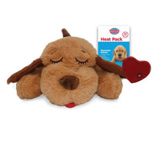 Snuggle Puppy ™ Dog Toy With Heart Beat and Heat Pad (Biscuit)