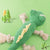 Plush dog toy lizard with squeaker, perfect for playtime - alternate view