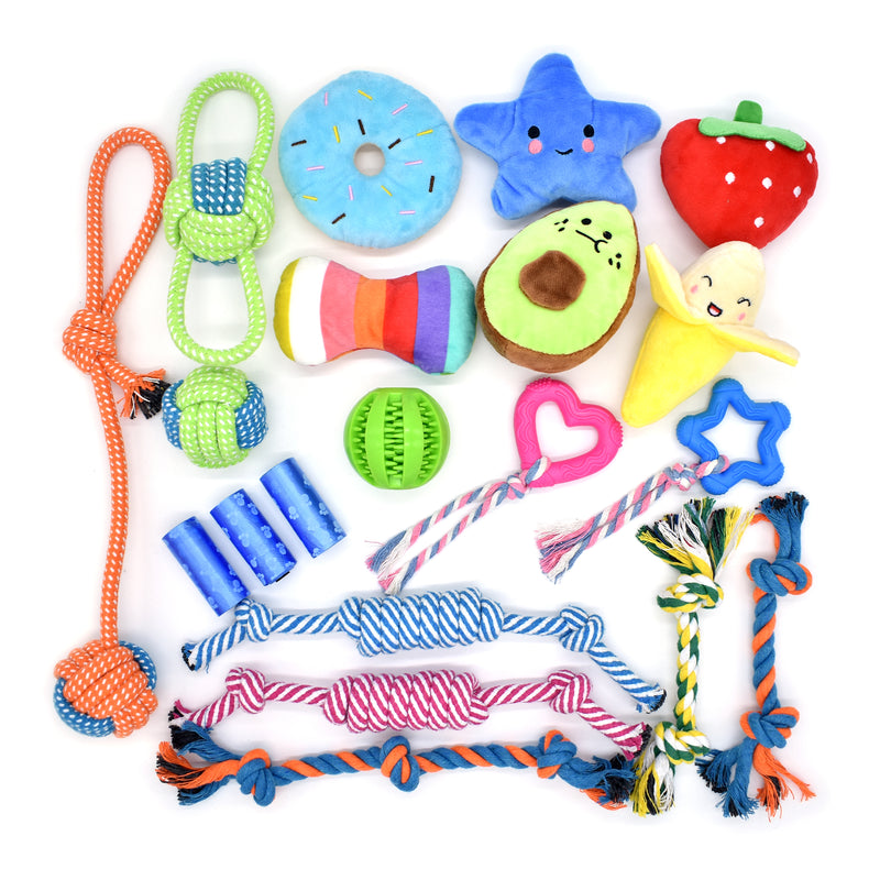 Dog Toy Boredom Buster Bundle (7 pack, 10 pack, 20 pack) for small - medium sized dogs