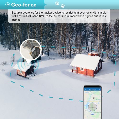 4G GPS Dog Tracker - Geofencing Benefit