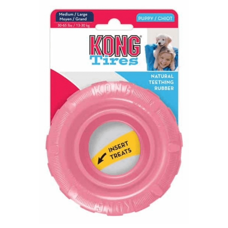 KONG Puppy Tire Small - Medium / Pink