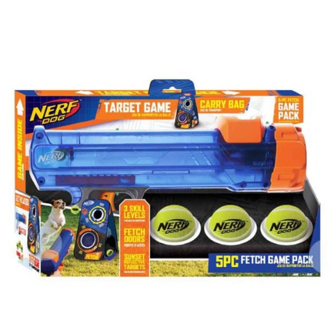 NERF Blaster Target Set with 3 Balls Dog Toy