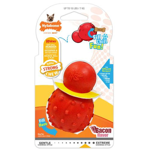 Nylabone Dog stuffable chew toy packaging