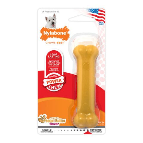 Nylabone Power Chew Bone Peanut Butter packaging